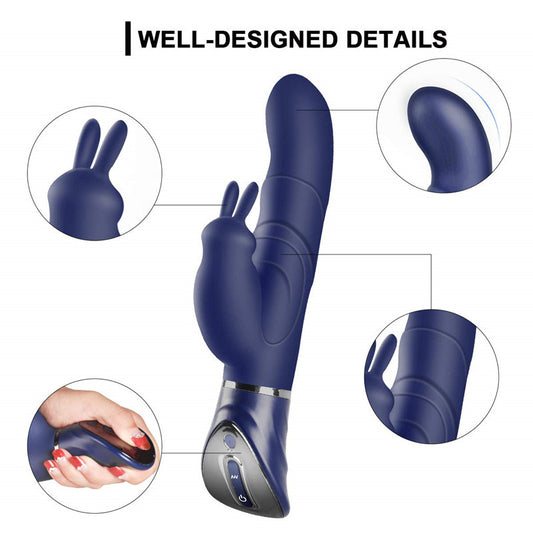 Women's Masturbation Supplies Second Tide Vibrator – 12 Frequency Vibrator with Heating & Strong Shock Function | Massage Stick Sex Toy