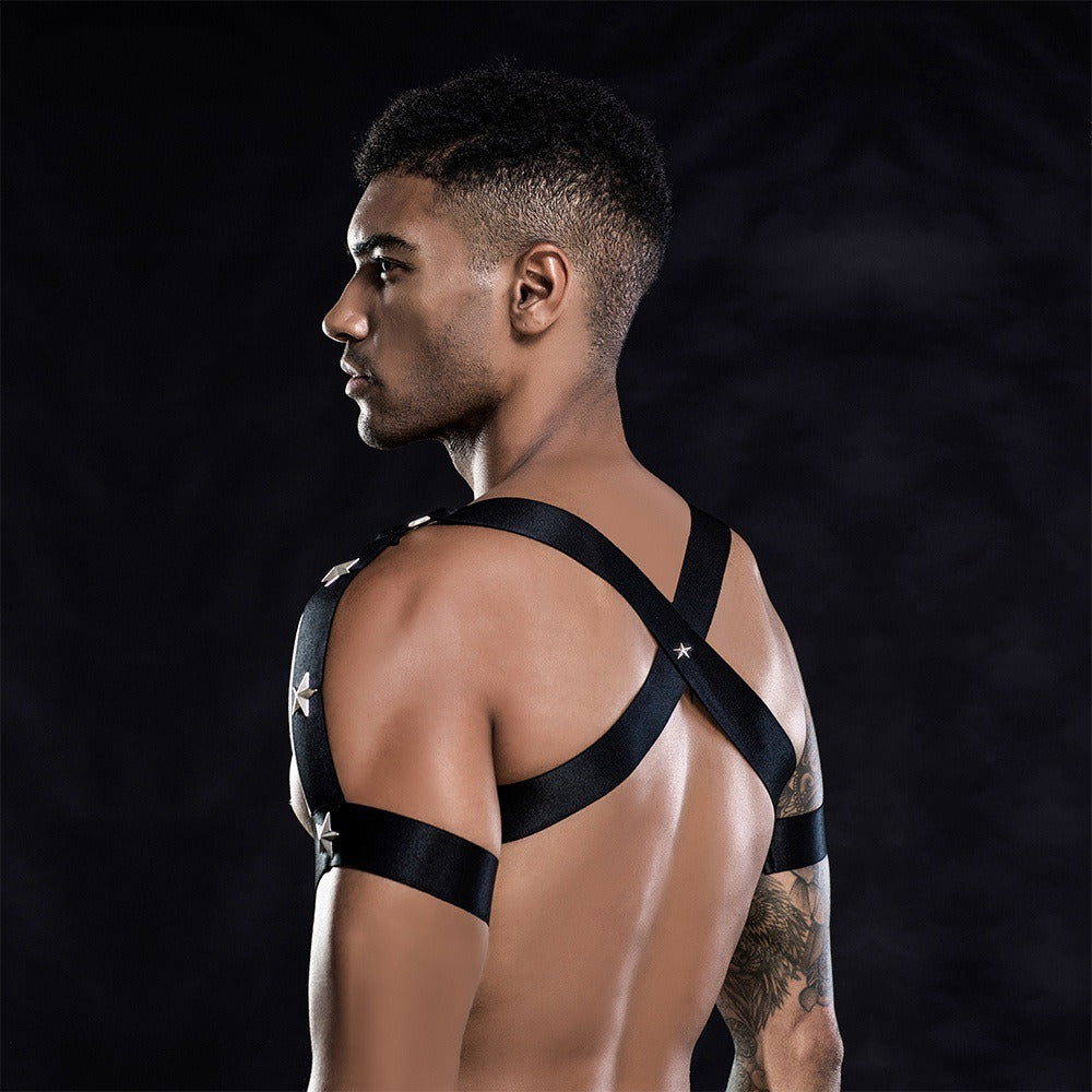 🔥 JSY Men’s Erotic Bondage Clubwear – Nightclub Performance Lingerie Set (Style 7259)