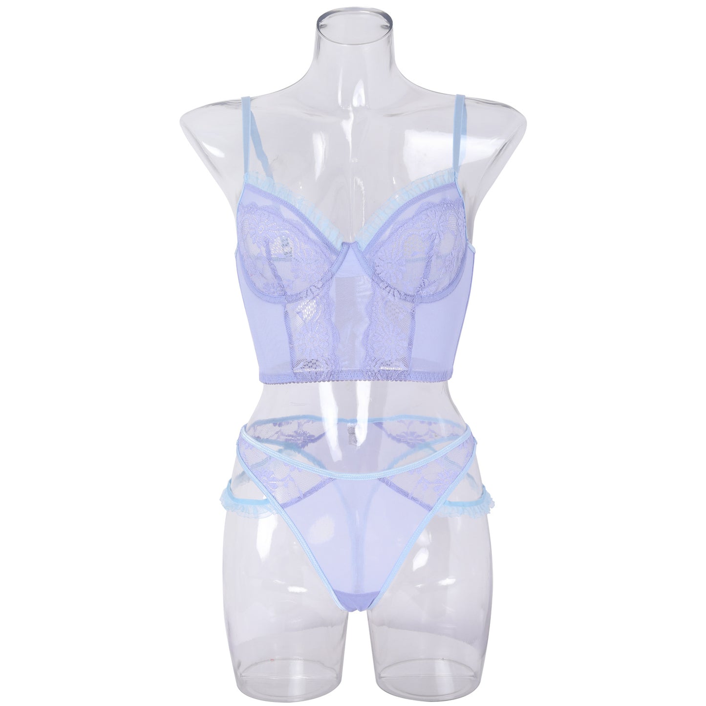 Hot Selling Women’s Sexy Lingerie Set with Steel Ring Lace – Seductive Bra & Panty Set | Thirty Shades Of Play