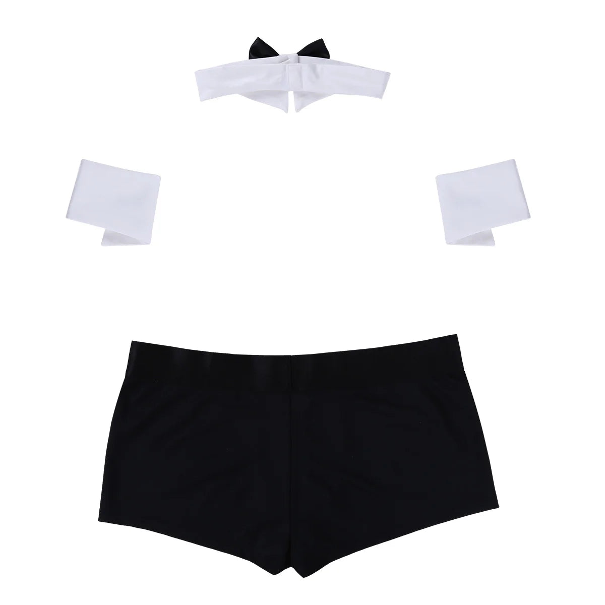 Feeshow Men's Waiter Tuxedo Cosplay Costume – Sexy Homme Servant Lingerie Role Play Uniform & Nightwear