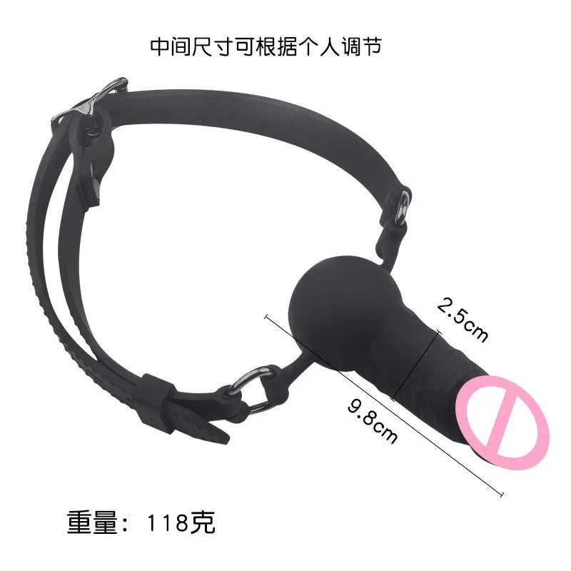 Adult BDSM Bondage Set – Gag Ball, Open Mouth Gag & Exotic Accessories for Women
