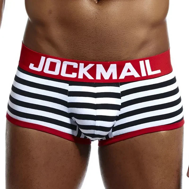 JOCKMAIL Gay Underwear for Men – Sexy Boxer Jockstrap Backless Thong String Homme