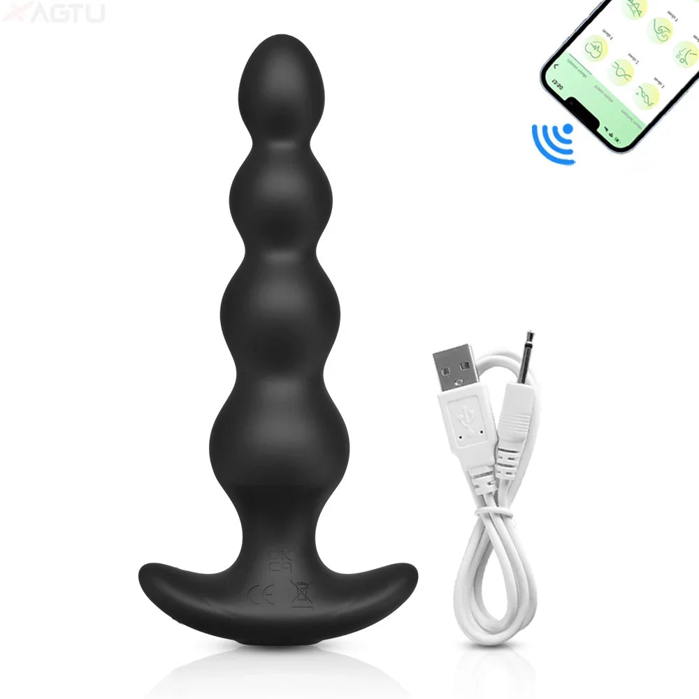 Octopus Tentacle Anal Vibrator – Prostate Massager & Butt Plug for Men | Silicone Anal Balls | Erotic Sex Toys for Couples