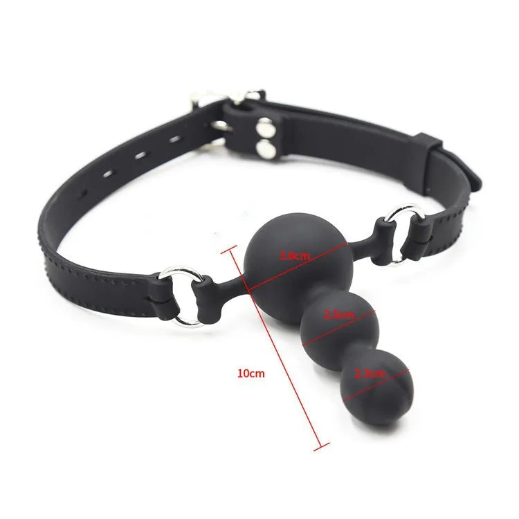 Adult BDSM Bondage Set – Gag Ball, Open Mouth Gag & Exotic Accessories for Women
