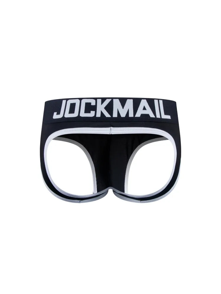 JOCKMAIL Gay Underwear for Men – Sexy Boxer Jockstrap Backless Thong String Homme