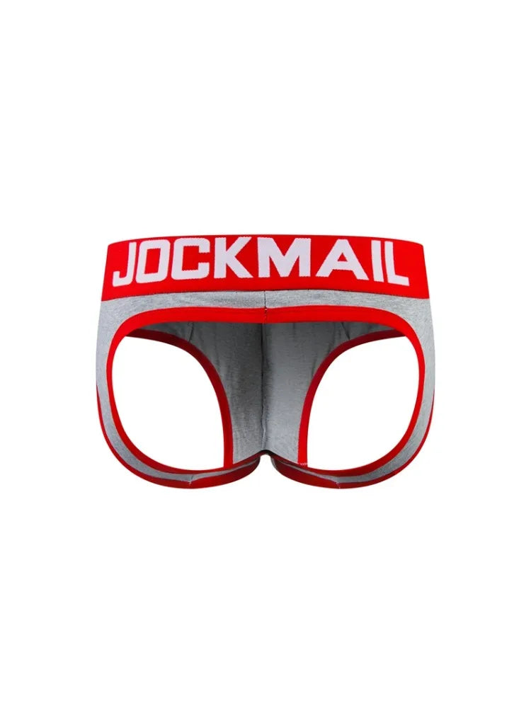 JOCKMAIL Gay Underwear for Men – Sexy Boxer Jockstrap Backless Thong String Homme