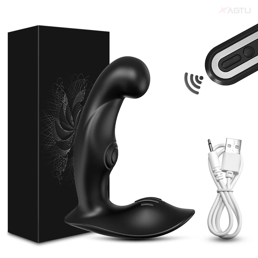 App-Controlled Prostate Massager – Remote Anal Vibrator Butt Plug for Men | Couples Anal Play Toy