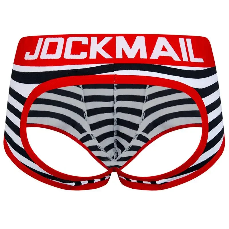 JOCKMAIL Gay Underwear for Men – Sexy Boxer Jockstrap Backless Thong String Homme