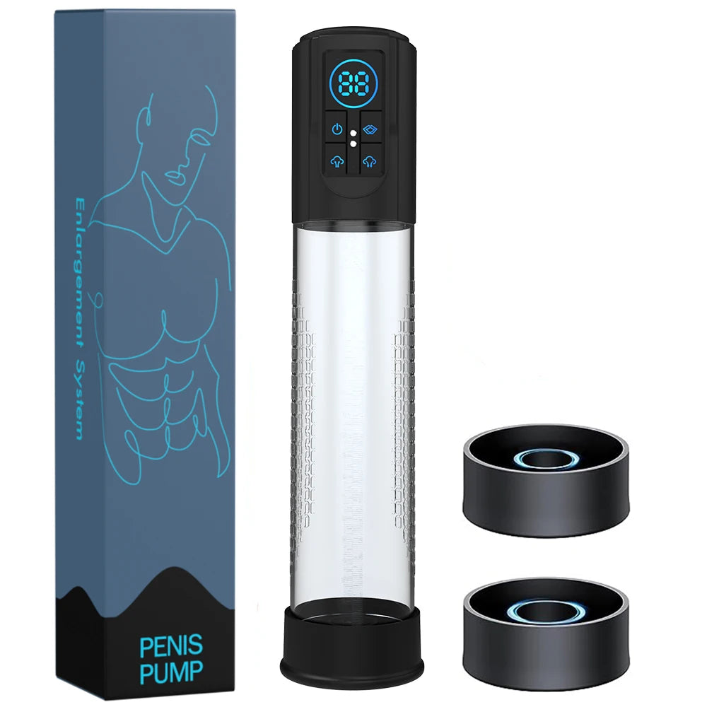 Waterproof Electric Penis Pump – Size & Performance Booster | Thirty Shades of Play