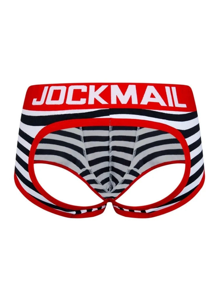 JOCKMAIL Gay Underwear for Men – Sexy Boxer Jockstrap Backless Thong String Homme