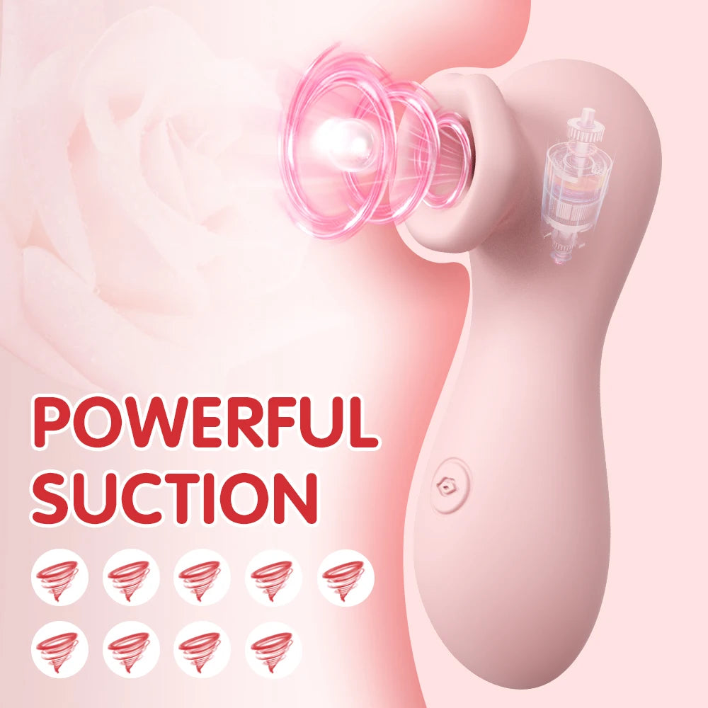 Powerful Nipple & Clitoris Sucking Stimulator Vibrator – Intense Vibration Massager for Women | Masturbation Tool & Dildo Vibrator