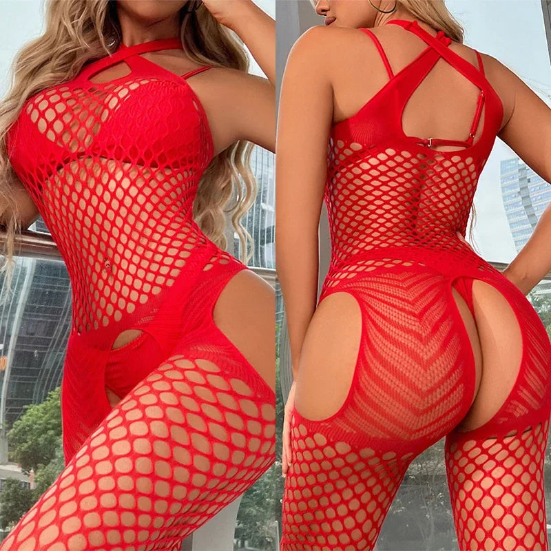 Sexy Rave Bodysuit for Women – Exotic Pole Dance Wear, Erotic Underwear & Nightclub Dancer Costume