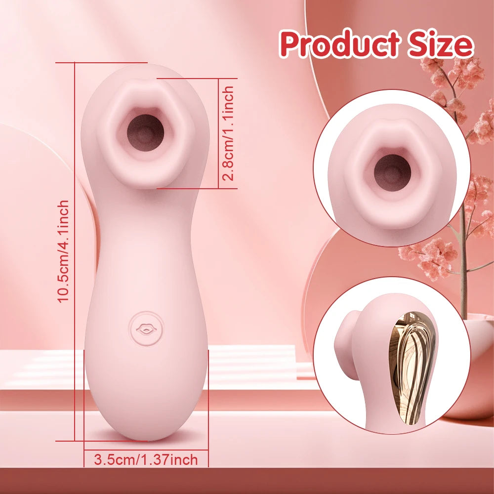 Powerful Nipple & Clitoris Sucking Stimulator Vibrator – Intense Vibration Massager for Women | Masturbation Tool & Dildo Vibrator
