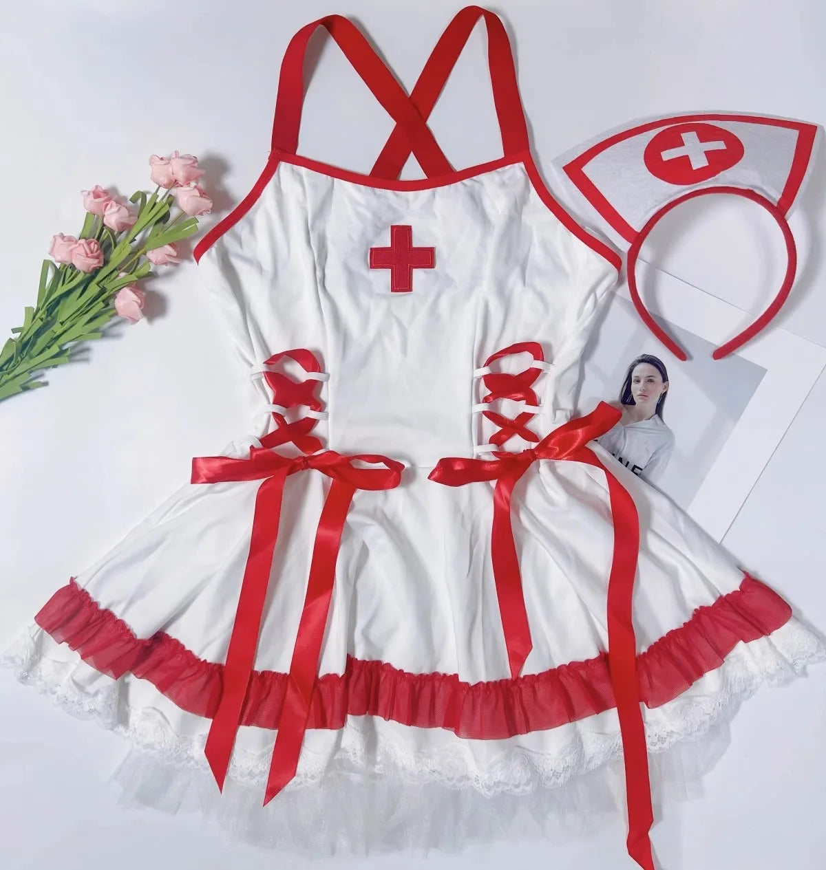 Sexy Lingerie Erotic Nun Uniform & Passion Witch Costume – Temptation Cosplay Dress | Japanese Anime, Party, Maid, Nurse Sets