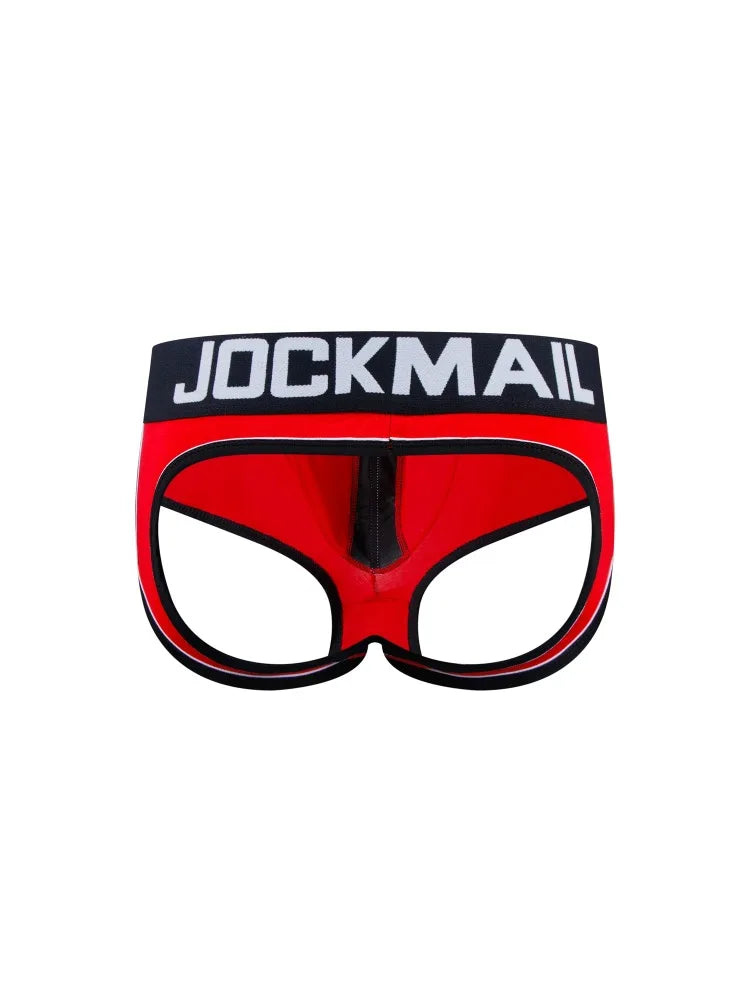 JOCKMAIL Gay Underwear for Men – Sexy Boxer Jockstrap Backless Thong String Homme