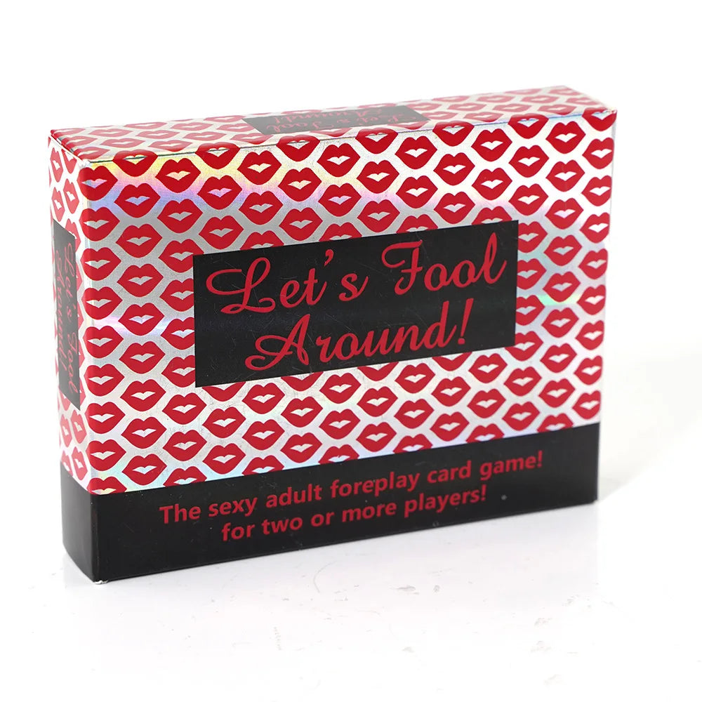 Bilingual Sex Card Game (English & Spanish) – 50 Naughty Bedroom Commands for Couples | Adult Board Game for Valentine's Day & Beyond