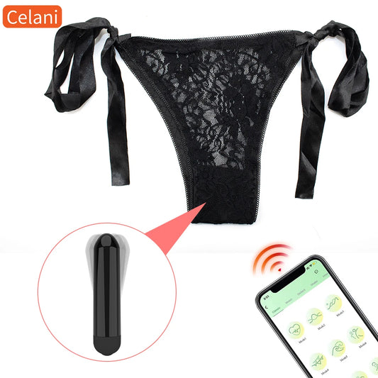 Panty Vibrator with App Control – Wearable Clit & Nipple Stimulator for Women | Remote Bullet Vibrator