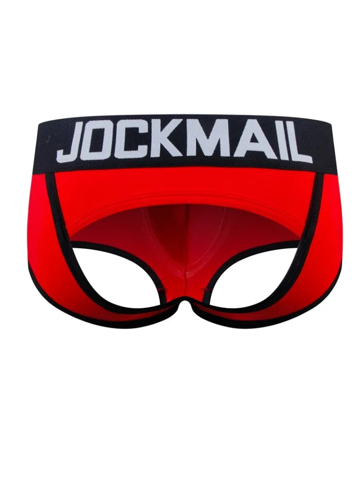 JOCKMAIL Gay Underwear for Men – Sexy Boxer Jockstrap Backless Thong String Homme